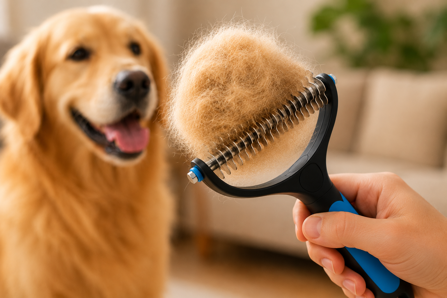 Une brosse qui révolutionne le toilettage